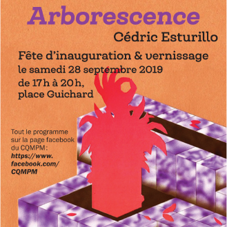Arborescence, sculpture éphémère de la place Guichard 