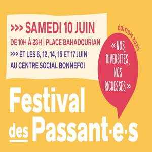 Affiche festival des passants