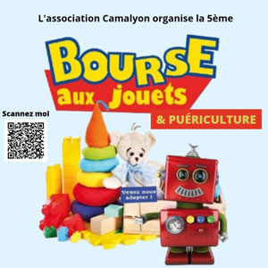 bourse aux jouets de l'association Camalyon