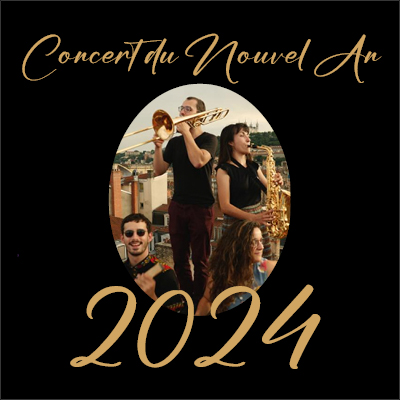 affiche concert du nouvel an 2024 de la Mairie du 3e