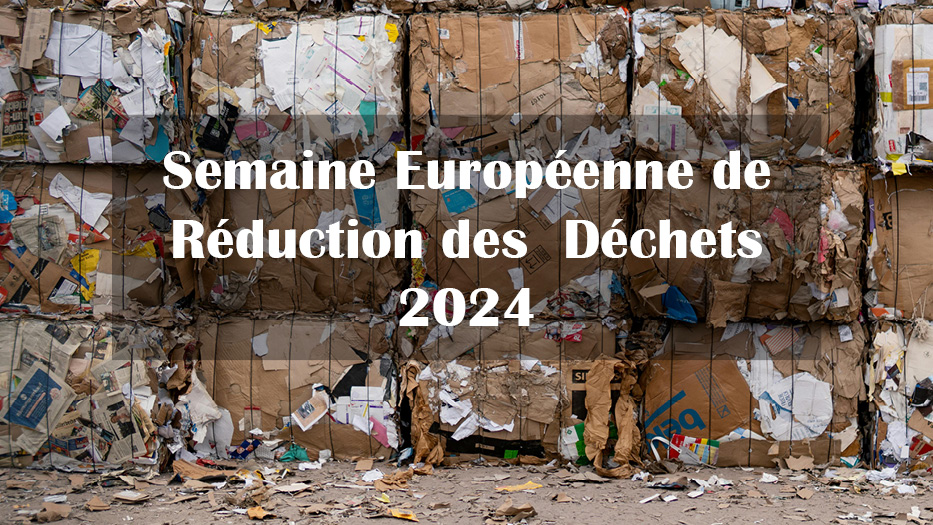 illustration de déchets et annonce de la SERD 2024